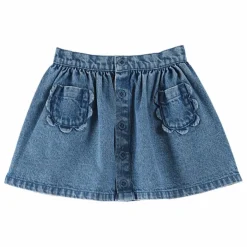 Emile et Ida Jupe Fleurs | Denim New