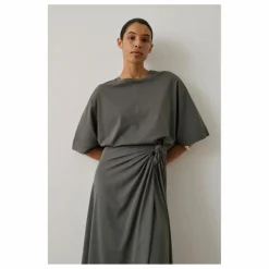 Soeur Jupe Goa Coton | Gris ardoise Outlet