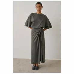 Soeur Jupe Goa Coton | Gris ardoise Outlet