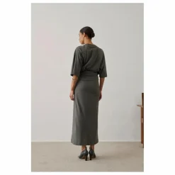 Soeur Jupe Goa Coton | Gris ardoise Outlet