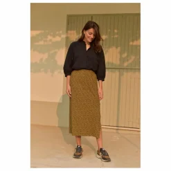 Femme Marlot Paris Jupes, Shorts|Jupe Marie Mini Léopard Coton Bio - Collection Femme |