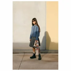 Tangerine Jupe Midi Carreaux Laine | Gris Discount