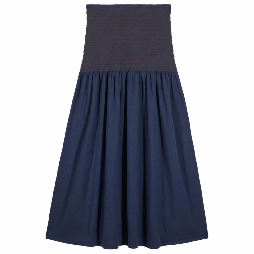 Online Maria de la Orden Jupe Owl Knit | Bleu marine