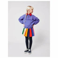 Bobo Choses Jupe Plissée Rayée | Bleu marine New