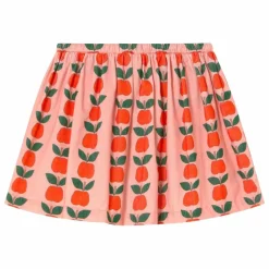 Enfant Tinycottons Jupes, Shorts|Jupe Pommes Velours Côtelé |