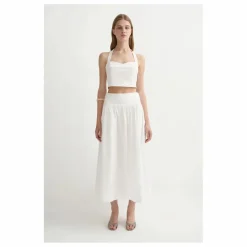 Femme Posse Jupe Rue |