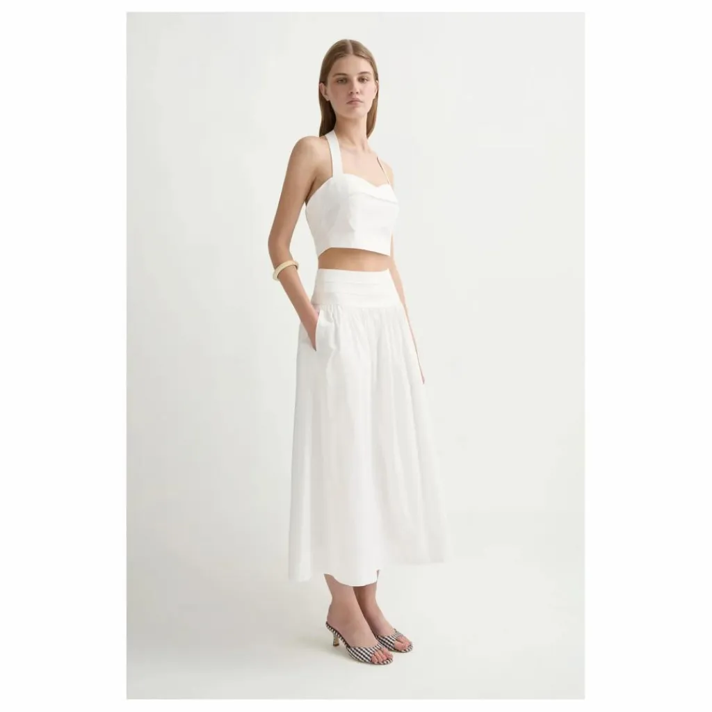 Femme Posse Jupe Rue |