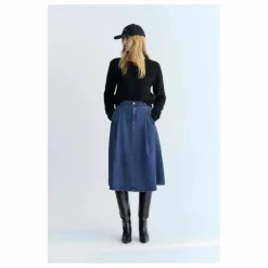 New the new society Jupe TNS Denim | Mid Blue