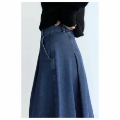 New the new society Jupe TNS Denim | Mid Blue