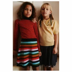 Best FUB Jupe Volants Laine de Mérinos | Bleu marine