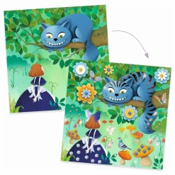 Djeco Kit créatif Au pays des merveilles Multicolore New