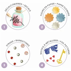 Djeco Kit créatif Au pays des merveilles Multicolore New