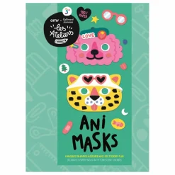 Omy x Gallimard Jeunesse Kit de 6 masques à décorer Ani Mask Multicolore Outlet