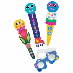 Omy x Gallimard Jeunesse Loisirs Créatifs|Kit de 6 micros et ses accessoires à customiser