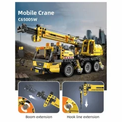 Cada Kit de construction Grue - 658 pièces Multicolore