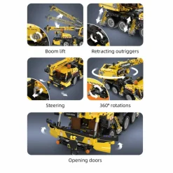 Cada Kit de construction Grue - 658 pièces Multicolore