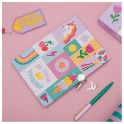 Hot La Petite Épicerie Kit de Diamond painting enfant - Carnet secret Multicolore