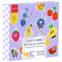 La Petite Épicerie Loisirs Créatifs|Kit de Diamond painting enfant - Porte-clefs