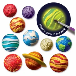 4M Loisirs Créatifs|Kit de moulage - Système solaire