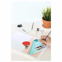 Sale La Petite Épicerie Kit de peinture au numéro - Saint Barthélémy par Léa Morichon Multicolore