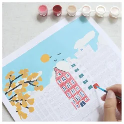 La Petite Épicerie Loisirs Créatifs|Kit de peinture au numéro - Amsterdam