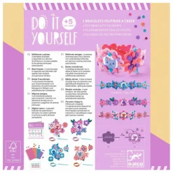 Djeco Kit DIY - Bracelets en feutrine à créer Multicolore Online