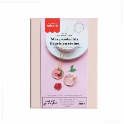 Online La Petite Épicerie Kit DIY - Mes pendentifs fleuris en résine Multicolore