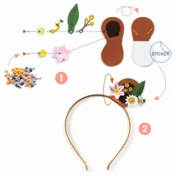 Djeco Loisirs Créatifs|Kit DIY - Serres-têtes à créer