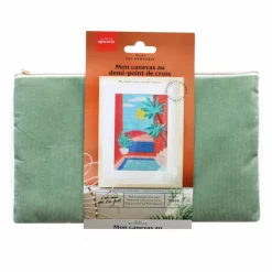 La Petite Épicerie Kit DIY Canevas au demi-point de croix Multicolore