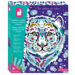 Janod Kit sables phosphorescents et paillettes - x Hachette