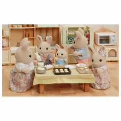 Sylvanian Families La famille lapin crème
