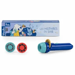 Best Moulin Roty Lampe à histoires Puce et Pilou | Bleu