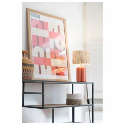 Sale Cosin Lampe à poser abat-jour en raphia Charlotte | Corail