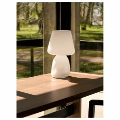 Hay Lampe à poser Apollo en verre opalin |