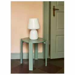 Hay Lampe à poser Apollo en verre opalin |