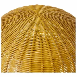 Hot HKliving Lampe à poser en osier | Jaune moutarde