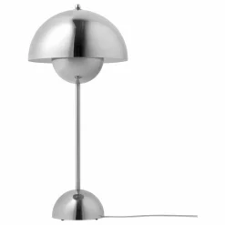 Clearance & Tradition Lampe à poser Flowerpot VP3, Verner Panton, 1969 | Chromé