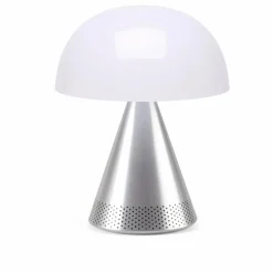 Lexon Lampe à poser Mina audio | Aluminium Online