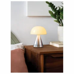 Lexon Lampe à poser Mina audio | Aluminium Online