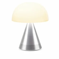 Lexon Lampe à poser Mina audio | Aluminium Online