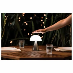 Lexon Lampe à poser Mina audio | Aluminium Online