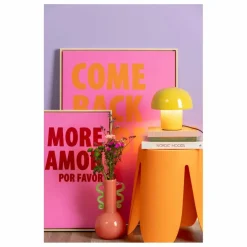 Present Time Lampe à poser Mini Fat Mushroom | Jaune Online