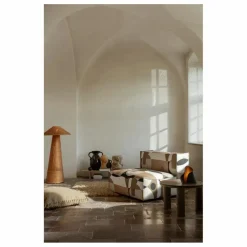 Ferm Living Lampe à poser Oyster en aluminium recyclé | Noir New