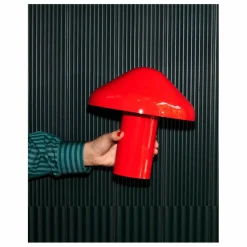 Hot Hay Lampe à poser Pao portative | Rouge