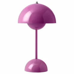 & Tradition Lampe à poser portative Flowerpot VP9, Verner Panton | Rose Clearance
