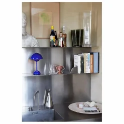 Discount & Tradition Lampe à poser portative Flowerpot VP9, Verner Panton | Bleu