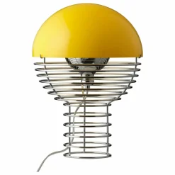 Verpan Lampe à poser Wire - Verner Panton | Jaune Sale