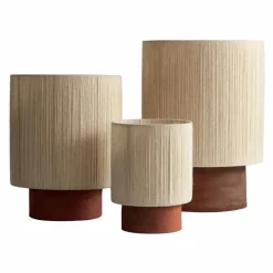 Hot Maison de Vacances Lampe Kalé en grès | Rouge