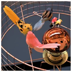 Mathieu Challières Lampe large tambour à poser volière Multicolore Best