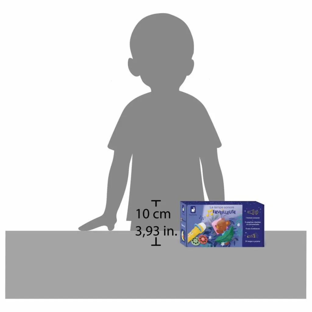 Janod Lampe sonore merveilleuse - Bonne nuit Jaune